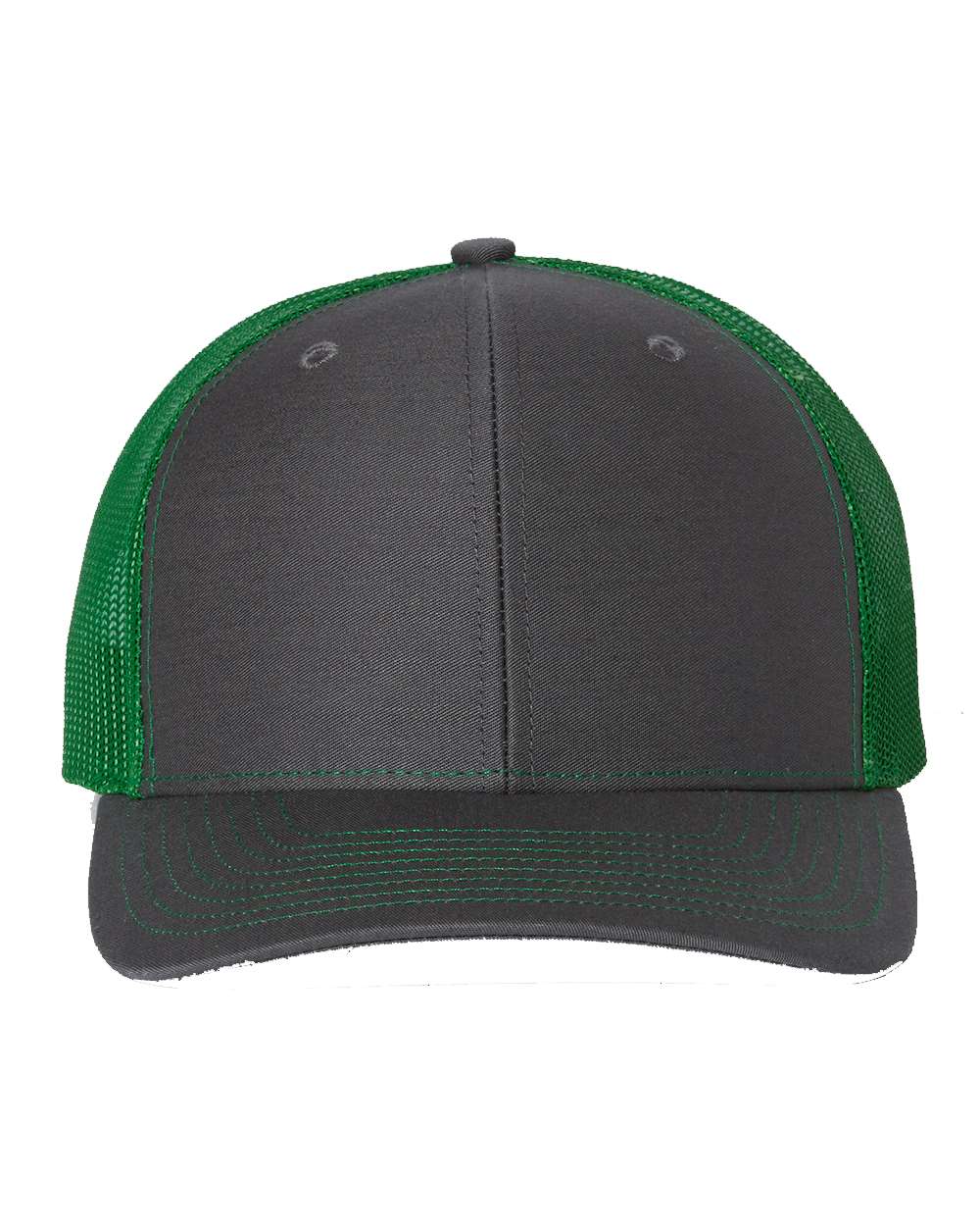 Richardson 112 Charcoal/ Kelly Green
