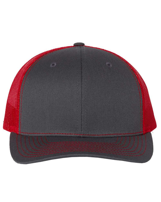Richardson 112 Charcoal/ Red