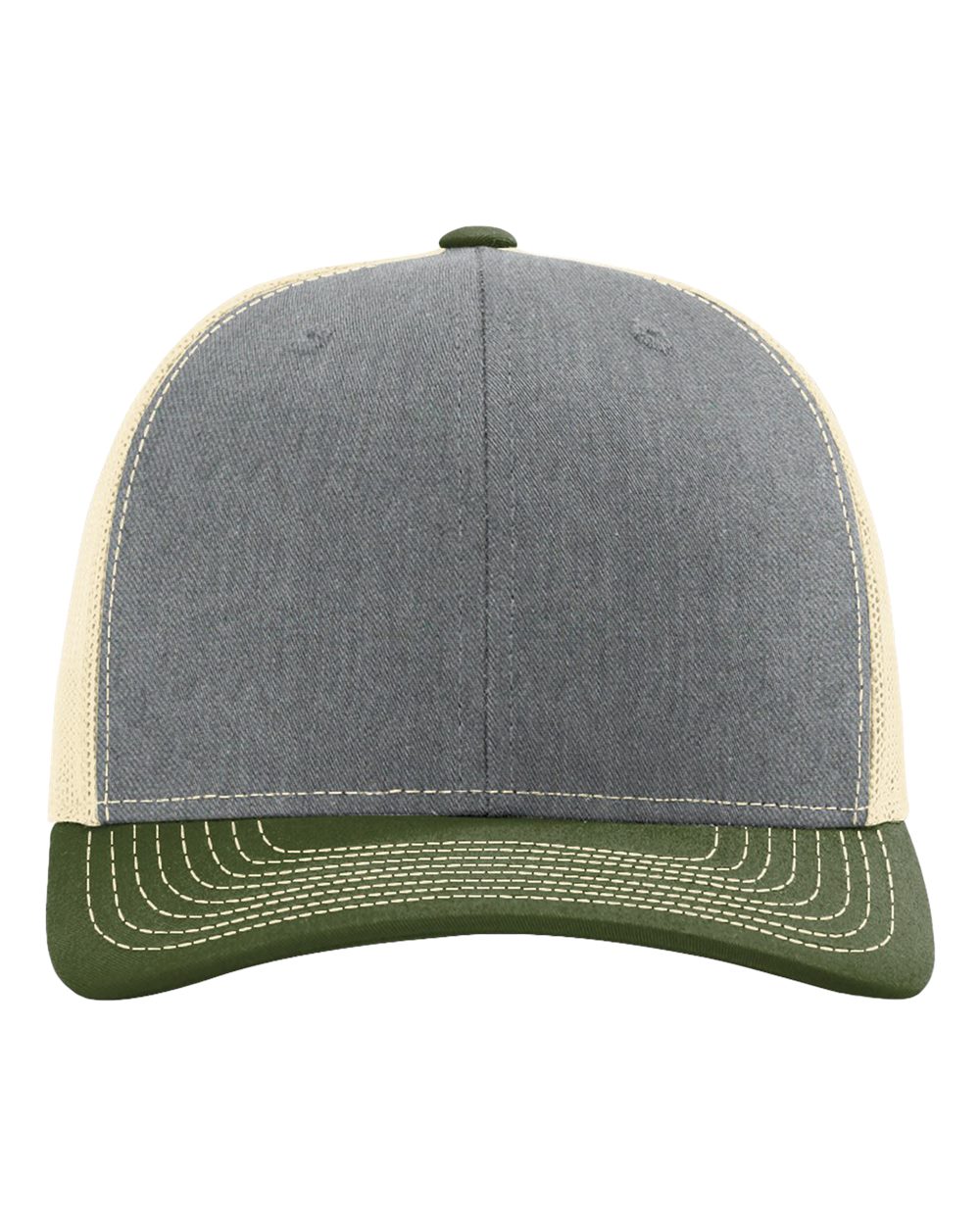 Richardson 112 Heather Grey/ Birch/ Army Olive