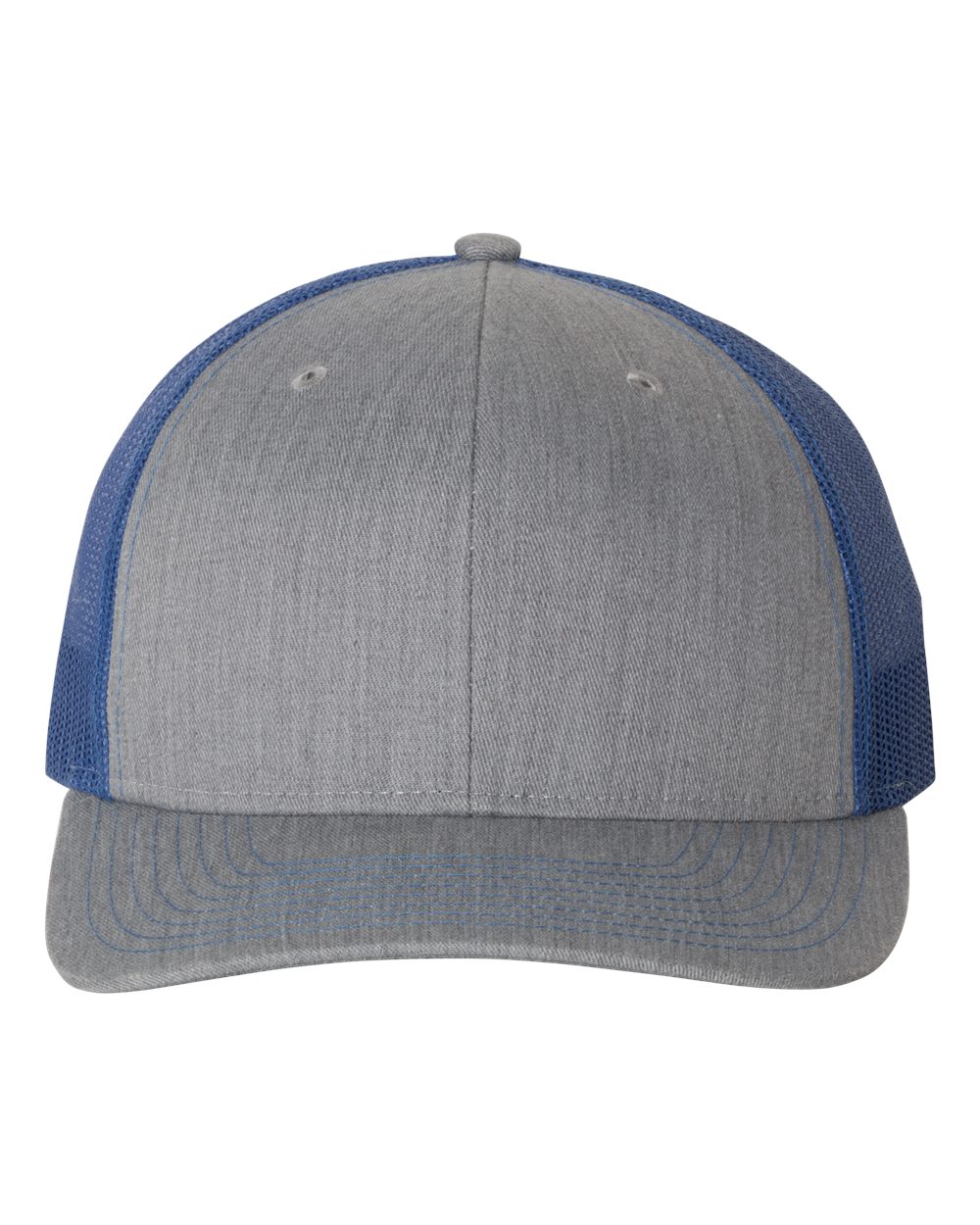 Richardson 112 Heather Grey/ Royal Blue